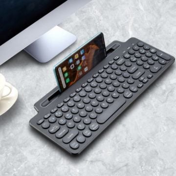 Picture of 2.4G Bluetooth Wireless Keyboard With Card Slot Bracket No Touchpad