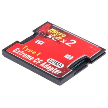Picture of 2-Socket Micro SD to CF Compact Flash Memory Card Adapter