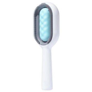 Picture of Pet Cats With Water Tank Hair Removal Comb Cleaning Hair Brush, Style: Short Hair (Blue)