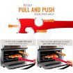 Picture of Kitchen Silicone Oven Rack Air Fryer Push Pull Tool with Longer Handle Large 28 x 3.8cm