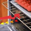 Picture of Kitchen Silicone Oven Rack Air Fryer Push Pull Tool with Longer Handle Large 28 x 3.8cm