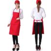 2PCS Blue Kitchen Chef Aprons with Pockets - 3