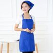 2PCS Blue Kitchen Chef Aprons with Pockets - 4