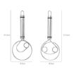 Picture of Stainless Steel Flour Mixer Flour And Egg Beaters Noodle Making Tools, Specification: Double Circle