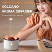 Picture of Volcanic Essential Oil Aroma Diffuser Ultrasonic Air Humidifier, Model: Two-color Remote Control (EU Plug)