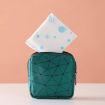 Picture of XH8214 Portable Sanitary Napkin Storage Bag Large Capacity Waterproof Coin Bag (Plant Green)