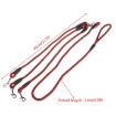 Picture of 140cm 3 In 1 Leash Multi-head Dog Walking Rope (Rose Red)