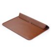 Picture of PU Leather Ultra-thin Envelope Bag Laptop Bag for MacBook Air/Pro 15 inch, with Stand Function (Brown)