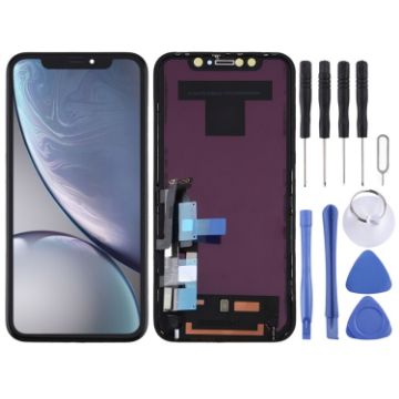 JK TFT LCD Screen for iPhone XR with Digitizer Full Assembly - 1