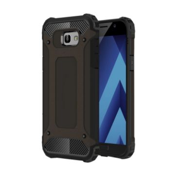 Galaxy A5 (2017) Tough Armor TPU + PC Phone Case - Black - 1