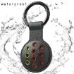 Picture of 2 PCS Contrast Color Perforated Silicone Case for AirTag Tracker (Black Colorful 12)