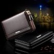 Picture of LEINASEN A80 Multi-Card Men Hand Bag Double Zip Big Capacity Wallet (Black)