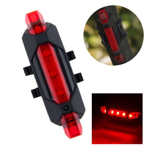 Picture of AQY-093 Detachable USB Rechargeable LED Bike Taillight (Red)