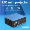Picture of T4 Regular Version 1024x600 1200 Lumens Portable Home Theater LCD Projector, Plug Type:US Plug (Blue)