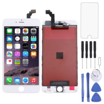 iPhone 6 Plus TFT LCD Screen Digitizer Full Assembly with Frame - White - 1