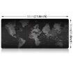 Picture of Extended Large Anti-Slip World Map Pattern Soft Rubber Smooth Cloth Surface Game Mouse Pad Keyboard Mat, Size: 60 x 30cm