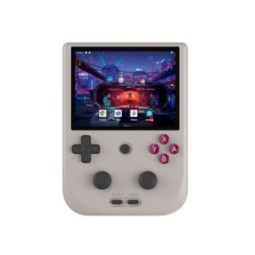 Picture of ANBERNIC RG405V 4+256G 10000 Games Handheld Game Console 4-Inch IPS Screen Android 12 System T618 64-Bit Game Player (Retro Gray)