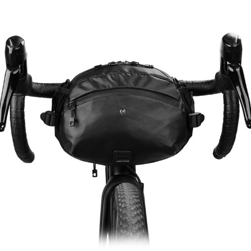Rhinowalk X21922 Front Handlebar Bag - Black - 1