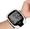 Picture of Wrist Type Electronic Blood Pressure Monitor Home Automatic Wrist Type Blood Pressure Measurement, Style: No Voice Announcement (White English)