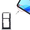 OPPO A96 4G SIM Card Tray + SIM/Micro SD Card Tray - Black - 4