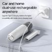 Picture of Mini Portable Detachable Wireless Handheld Powerful Car Vacuum Cleaner, Style: Metal Filter (White)
