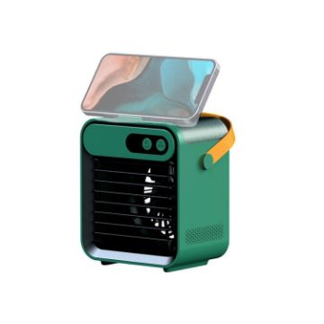 Picture of USB Mini Refrigeration And Humidification Air Conditioner Desktop Water-cooled Fan (Green)
