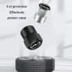 Picture of 3sets/12pcs For KIA KN Car Tire Valve Core Decorative Metal Cap (Black)
