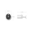Picture of Original Xiaomi AW300 WiFi Smart Outdoor Camera 2K Full Color Night Vision IP66 Waterproof Video Surveillance Webcam, US Plug (White)