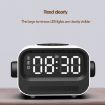 15W Ambient Light Clock Bluetooth Speaker Charger (White) - 9
