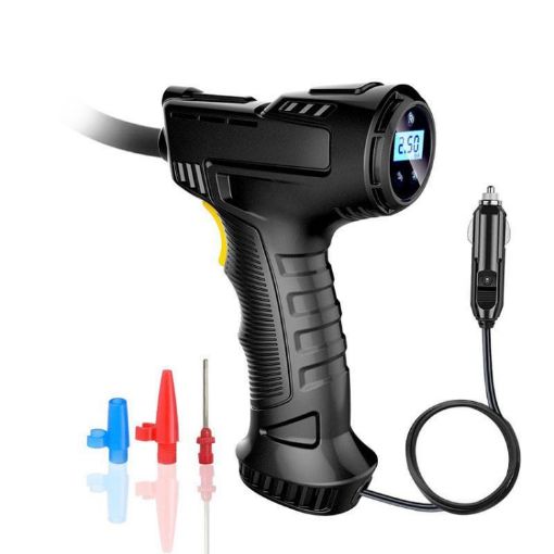 Wired Digital Display 120W Car Air Pump Compressor Tire Inflator - 1