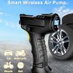 Wired Digital Display 120W Car Air Pump Compressor Tire Inflator - 2