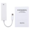NK107A1 8 Pin to RJ45 Ethernet LAN Adapter Cable for iPhone/iPad, 16cm White - 4