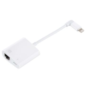 NK-1035 Ethernet Port + 8 Pin Female to 8 Pin Elbow Male Adapter - 1