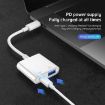 S-211 USB-C Male to Type-C + USB Female Camera Adapter - 5