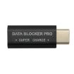 GE07 USB-C/Type-C Data Blocker Fast Charging Connector - Black - 1
