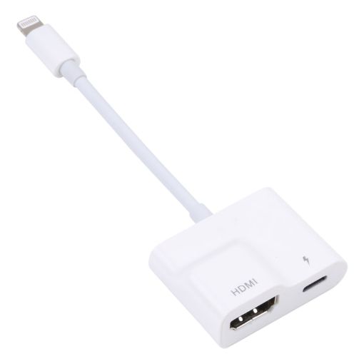 8 Pin to HDMI Digital AV Converter - White - 1