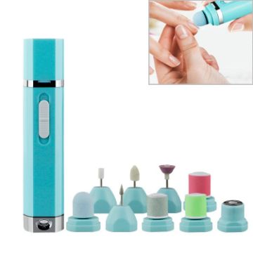 Portable 9 in 1 Nail Polishing Machine Manicure Tool Set - 1