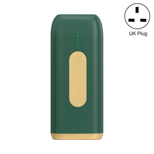 Household Portable Electric Laser Hair Removal Instrument - AU Plug (Deep Green) - 1