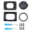 Picture of PULUZ Aluminum Alloy Front Panel + 37mm UV Filter Lens + Lens Sunshade for Sony RX0/RX0 II, with Screws and Screwdrivers (Black)