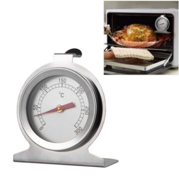 Picture of Stainless Steel Oven Thermometer (0~300) (Silver)