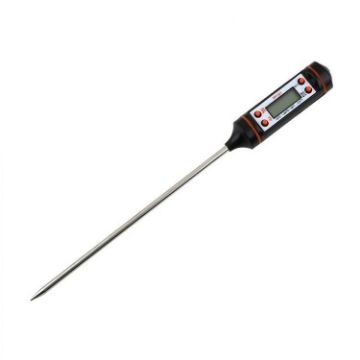 Food Pen Type Thermometer Probe Electronic Digital Display - Black - 1