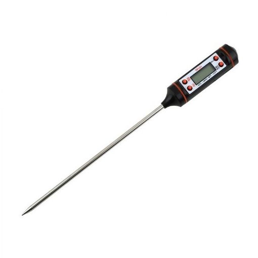 Food Pen Type Thermometer Probe Electronic Digital Display - Black - 1
