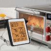 CH-212 Dual Probe Smart Alarm Thermometer, Orange Backlight - 2