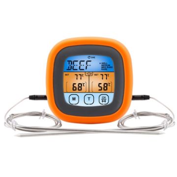 Picture of TS-6601-2 Kitchen Baking Touch Digital Double-Needle Color Screen Food Thermometer