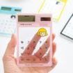 8 Digits LED Screen Calculator with Transparent Touch Pad & Solar Panel - 1