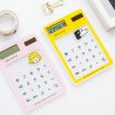 8 Digits LED Screen Calculator with Transparent Touch Pad & Solar Panel - 2
