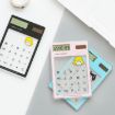 8 Digits LED Screen Calculator with Transparent Touch Pad & Solar Panel - 4