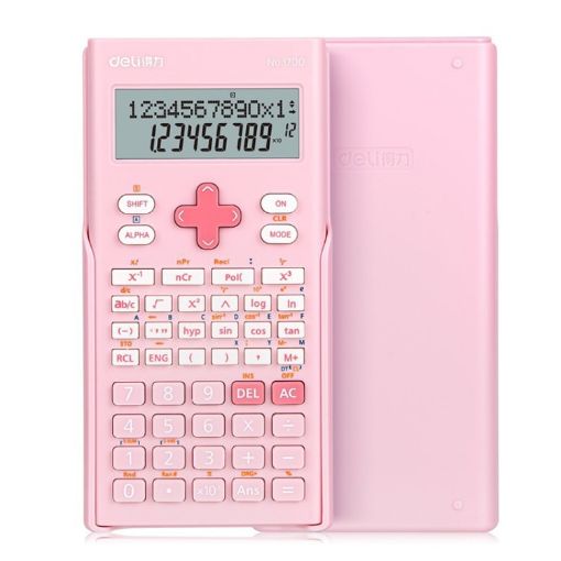 Deli 1700 Scientific Calculator Pink - 1
