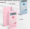 Picture of Deli 1700 Scientific Calculator Portable And Cute Student Calculator (Pink)