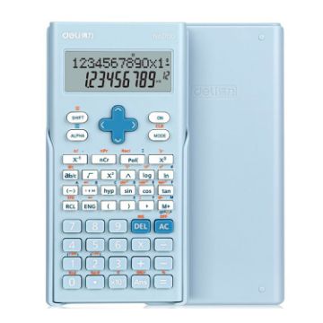 Picture of Deli 1700 Scientific Calculator Portable And Cute Student Calculator (Blue)